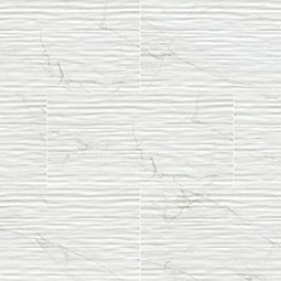 Dymo Calacatta Stripe White 12X24 GLOSSY