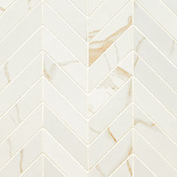 Eden Calacatta Chevron 12X15 Mosaic MATTE