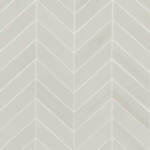 Eden Dolomite Chevron 12X15 Mosaic MATTE
