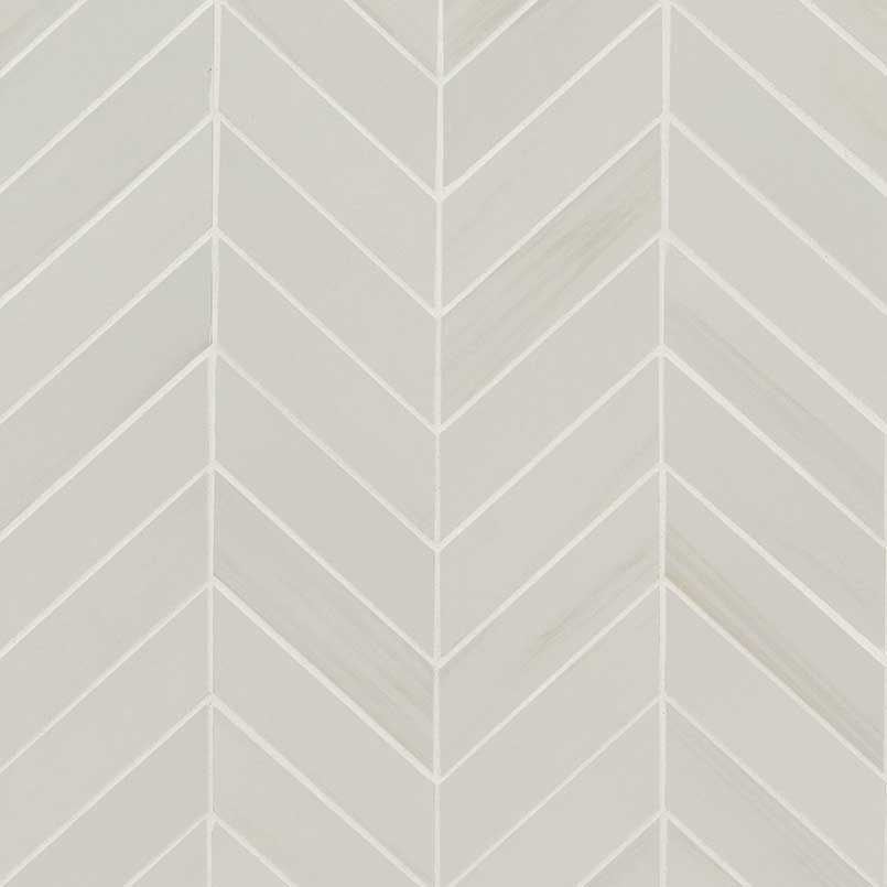 Eden Dolomite Chevron 12X15 Mosaic MATTE