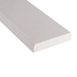 White Marble 4X24 Threhsold POLISHED