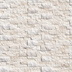 Mayra White Limestone Corner 6x18 SPLITFACE