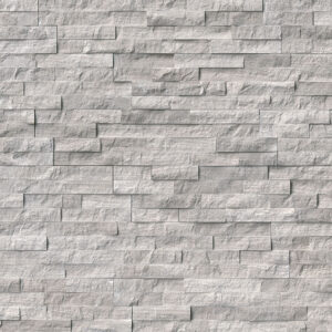 Gray Oak Splitface Ledger Corner 6x18