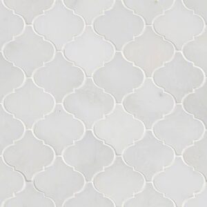 Greecian White Arabesque Mosaic PATTERN POLISHED