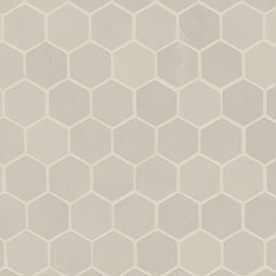 Sande Ivory 2X2 Hexagon Matte