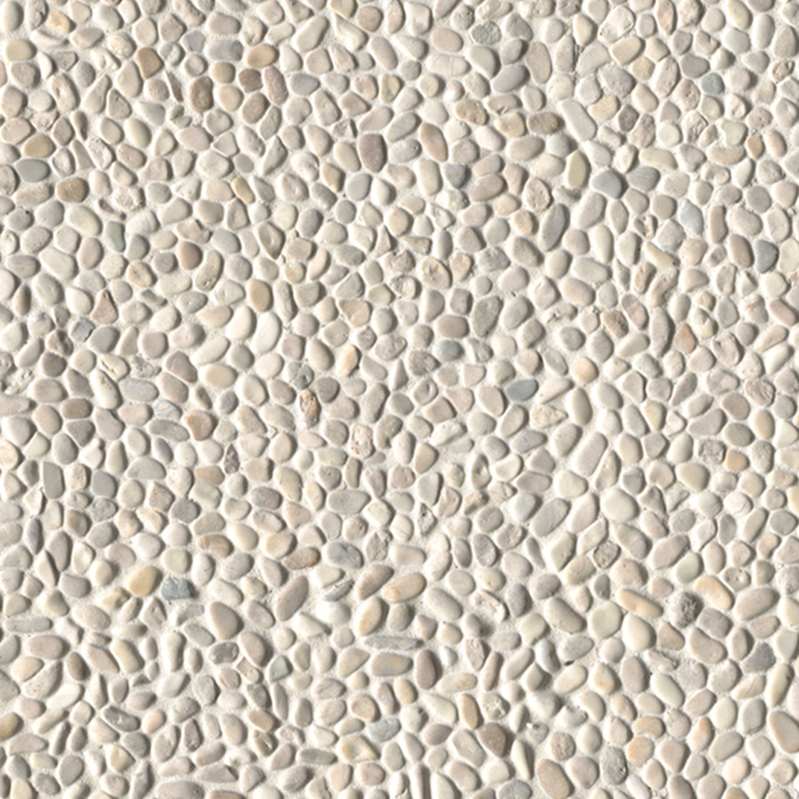 Ivory White Mini Pebble Tumbled