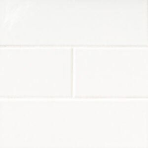 Metro White 4X16 Single Bullnose Glossy