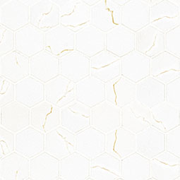 Miraggio Gold 2X2 Hexagon MATTE