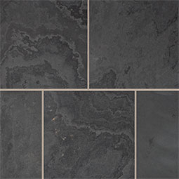 Montauk Black 12X12 Honed