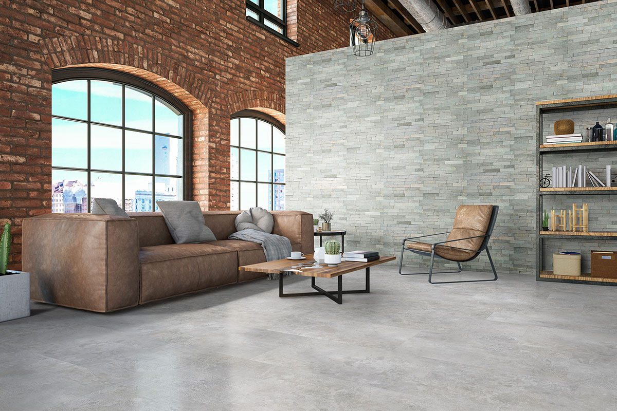 Xl Trecento Mountains Gray Luxury Vinyl Tile 18x36 LOW GLOSS - Image 3