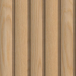 Acoustic Wood Slat Panel Natural Reeded