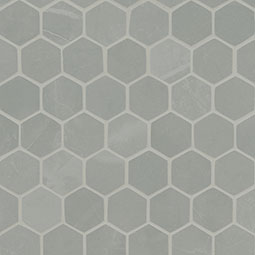 Sande Grey 2X2 Hexagon Matte