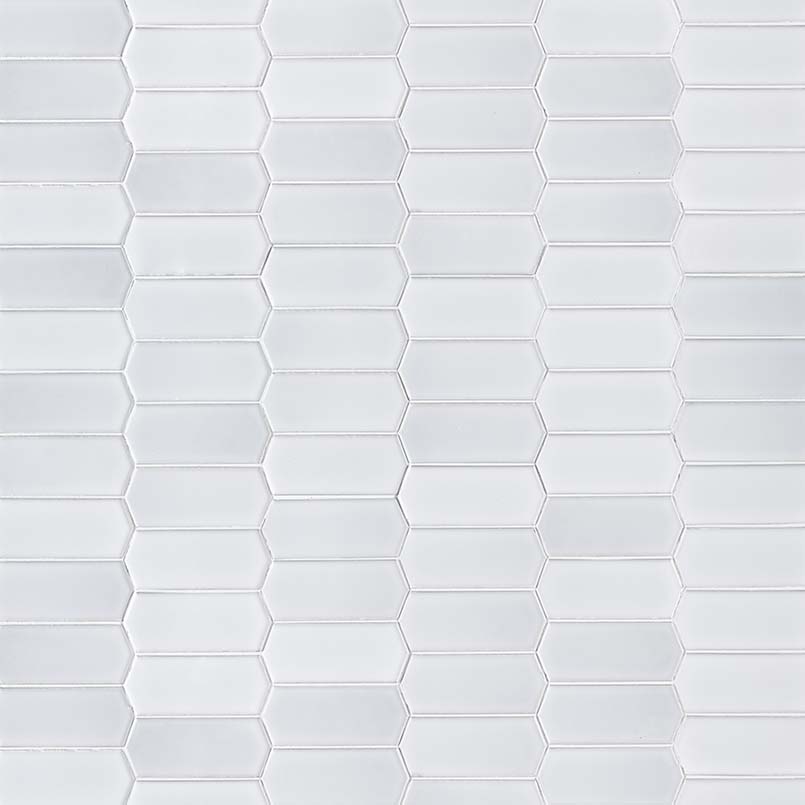 White Glossy Picket 8MM