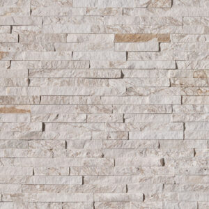 Royal White Splitface Ledger Corner 6x18