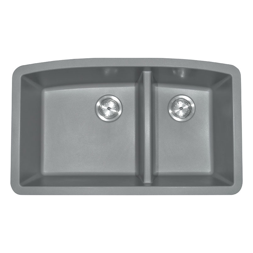 Quartz Grey Double Bowl 60/40-3219 DBL BOWL