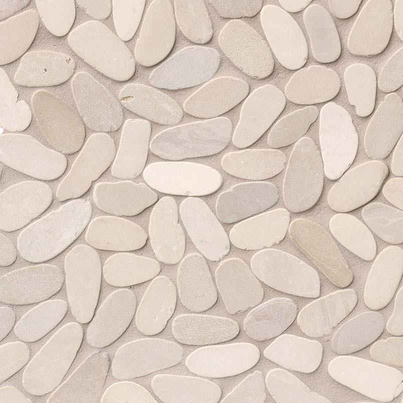 Sliced Earth Pebbles Mesh Backed PATTERN TUMBLED