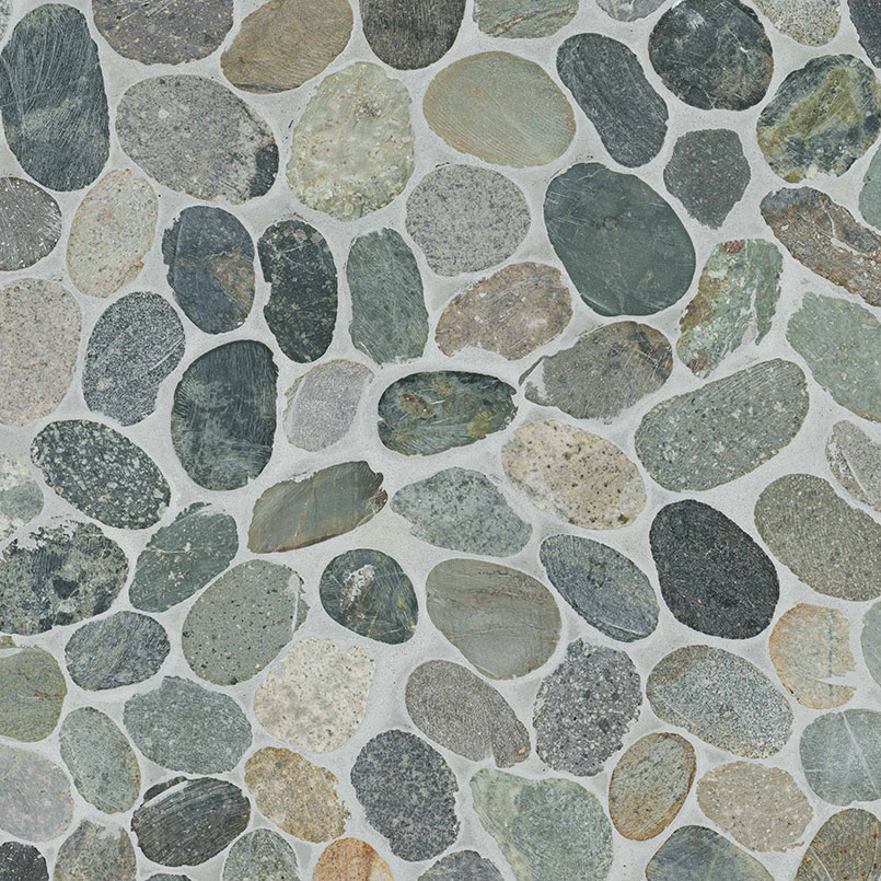 Sliced Rainforest Pebble TUMBLED
