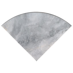 Turkish Carrara 18" Radius Seat POLISHED