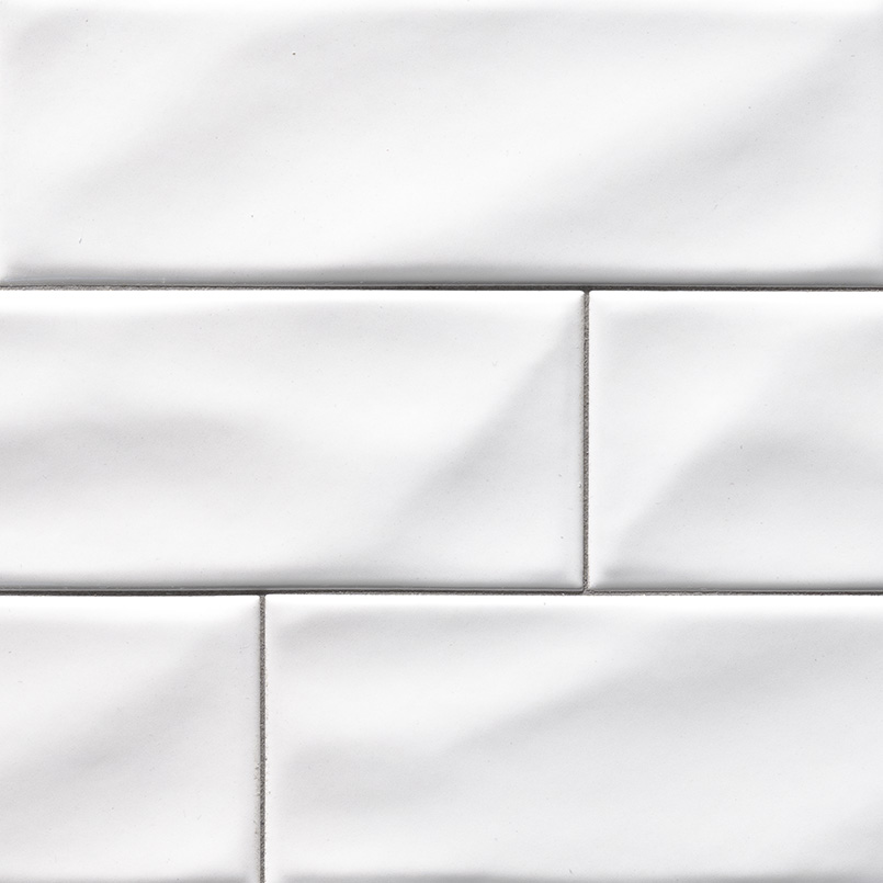 Whisper White Glazed Handcrafted 4x12