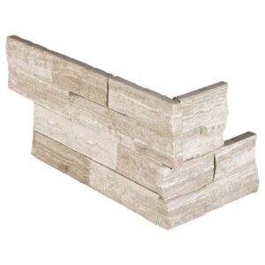 White Oak Splitface Corner 6x18