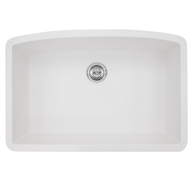 Quartz White Single Bowl 3219 DBL BOWL POLISHED