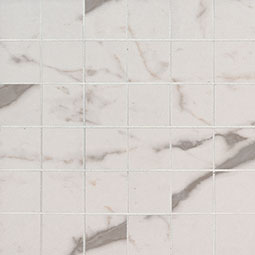 White Vena 2X2 Mosaic MATTE