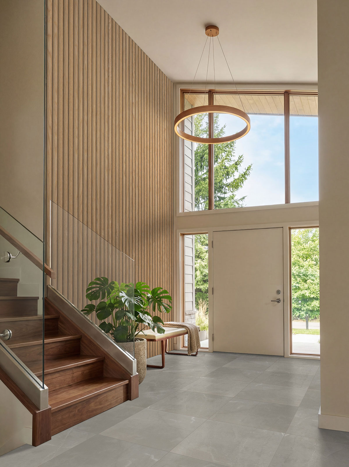 Acoustic Wood Slat Panel Natural Reeded - Image 6