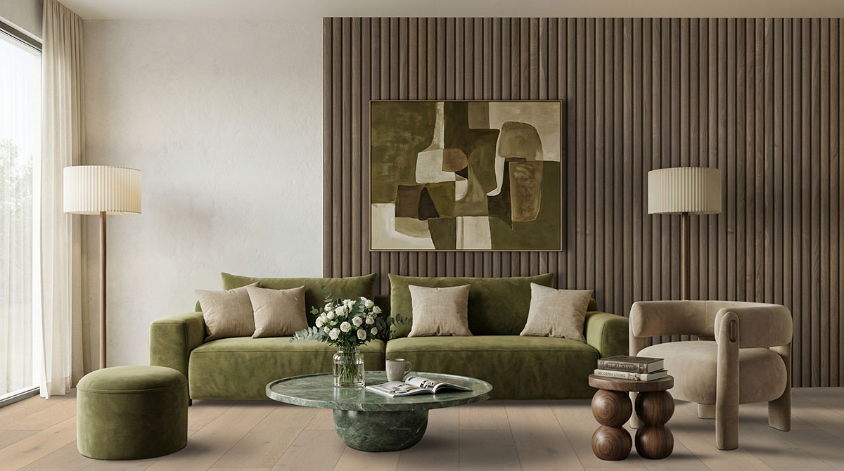 Acoustic Wood Slat Panel Tawny Reeded - Image 3