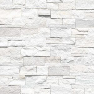 Arctic White Ledger Corner 9x18 SPLITFACE